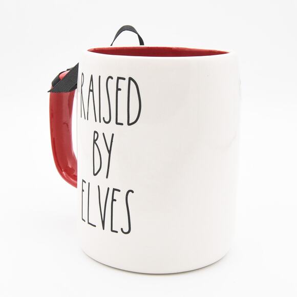 Rae Dunn The Elf Mug, Raised By Elves 20th Anniversary 16oz Coffee Cup - Picture 4 of 10